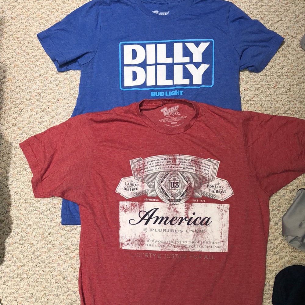 Bud light / Budweiser T shirt Bundle